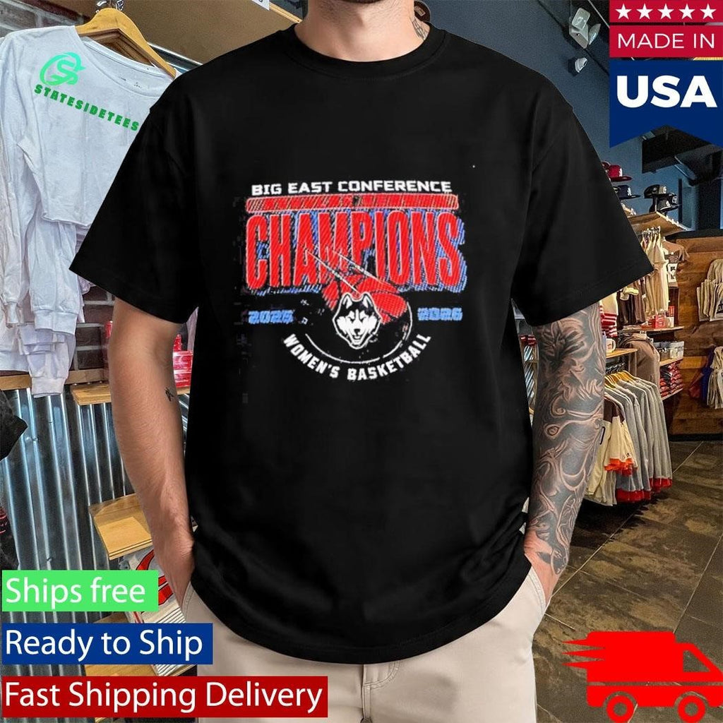 Uconn Huskies 2025-26 Big East Conference Regular Season Champions Classic Shirt
