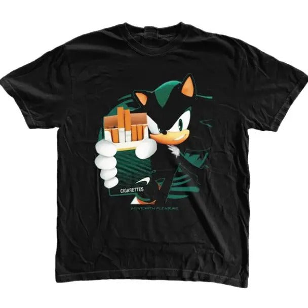 Ultimate Pleasure T-Shirt, Sonic Adventure Shirt, Unisex Vintage Graphic Tees Gothic Grunge Y2k Emo Scene Amity Affliction Style Clothes Men Women Streetwear