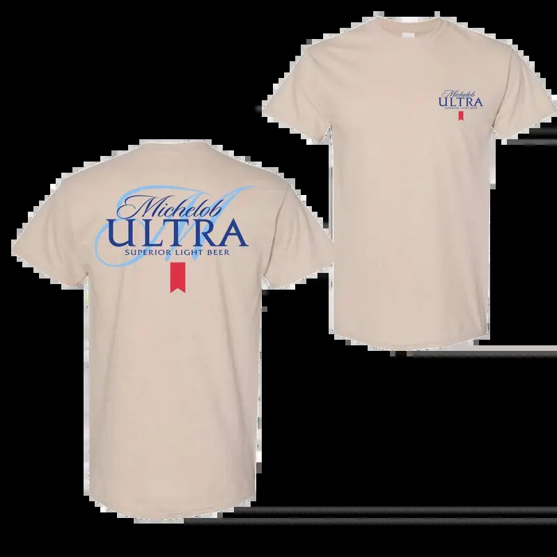 Ultra Light Beer Tshirt, Michelob Ultra Tee for Men For Women Classic Cotton Menswear Top Menswear Top Casual Soft...