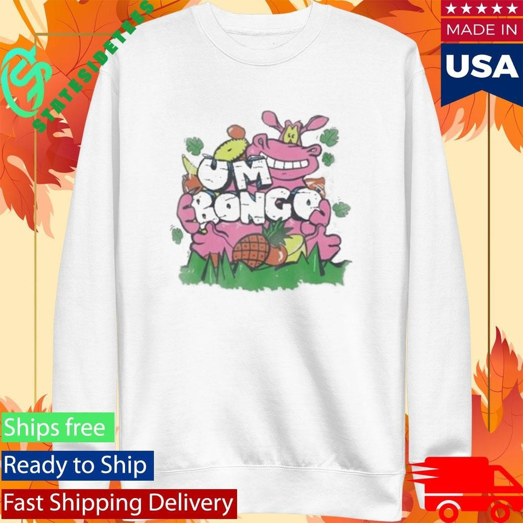 Um Bongo Cartoon Hippo T-Shirt