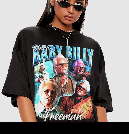 Uncle Baby Billy Freeman Vintage Unisex Shirt, Vintage Baby Billy TShirt Vintage Unisex T - Shirt, Gift For Him