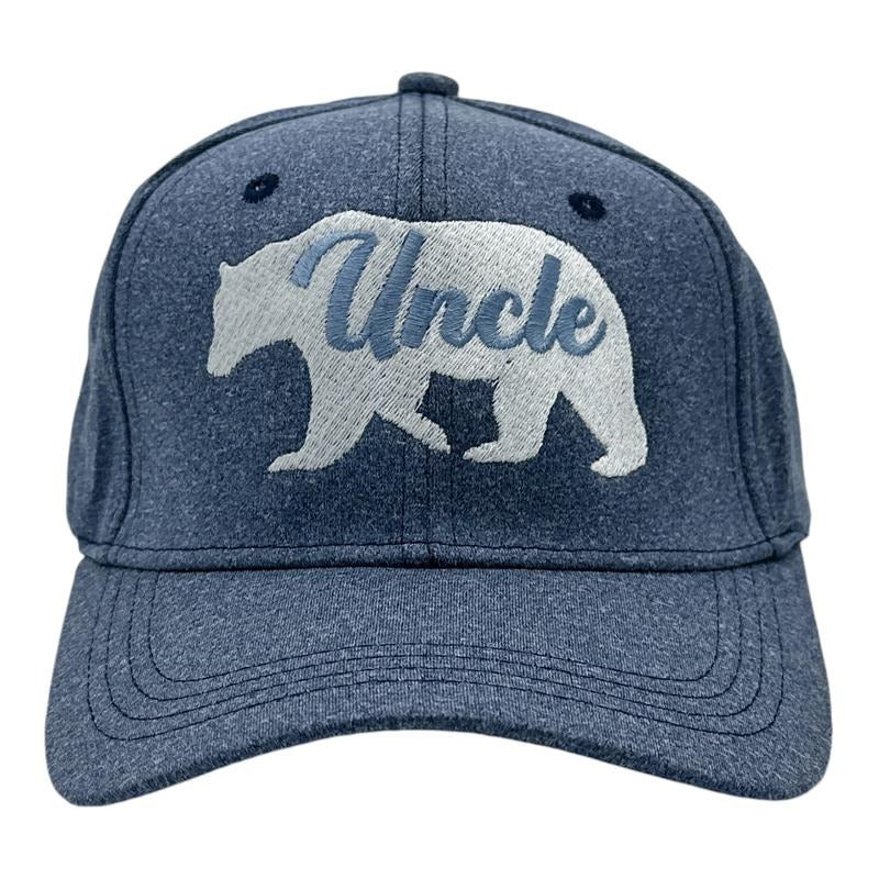 Uncle Bear Hat Funny Sarcastic Graphic Novelty Cap Funny Hats Uncle  Funny Sarcastic  Novelty Caps for Men Blue -...