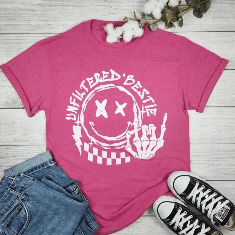 Unfiltered Bestie Graphic T-shirt