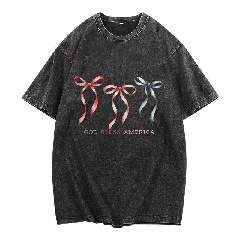 Unique Ribbon - Embellished Washed Lightsaber brand - Shirt with 'FOG Bless America' Motif Hoodie, Sweatshirt | DripVista.com