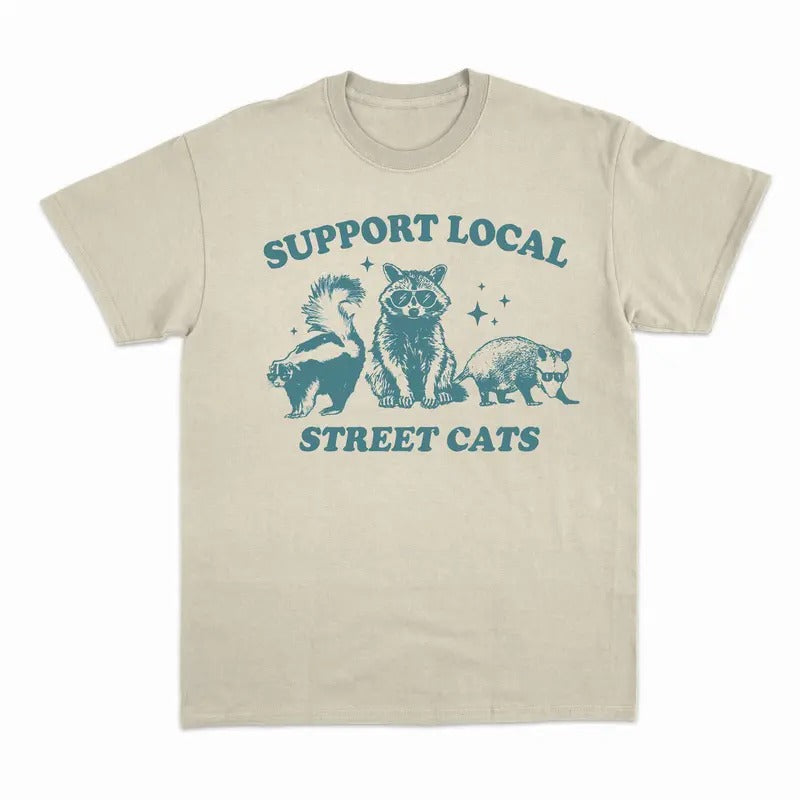 Unisex  Support Your Local Street Cats shirt Hoodie, Sweatshirt | DripVista.com