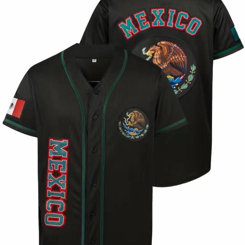 Unisex Adult Mexico Baseball Jersey, 3d printed image T-Shirts, Hoodie, Sweatshirt | DripVista.com