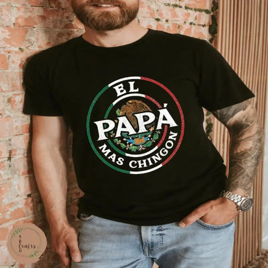 Unisex El Papa Mas Chingon T-Shirt Fabric Menswear