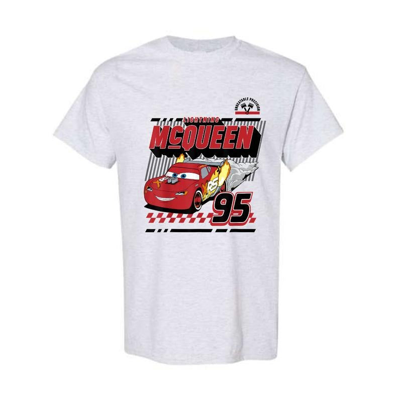 Unisex Lightning McQueen Retro 95 T-Shirt Sweatshirt Hoodie, Trendy Shirt | DripVista.com