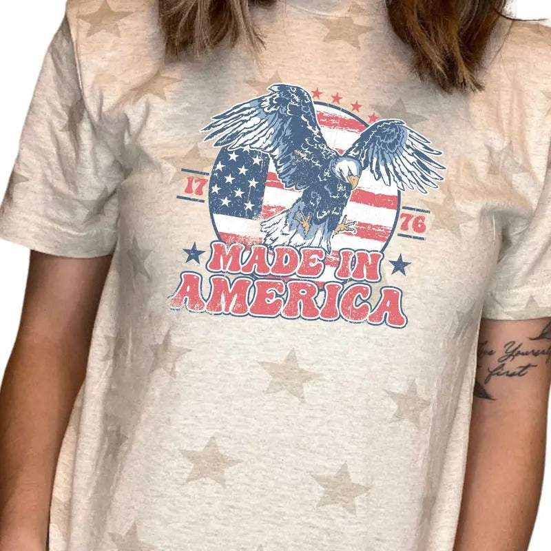 Unisex Made in America 1776 July 4th T-Shirt Hoodie, Sweatshirt | DripVista.com