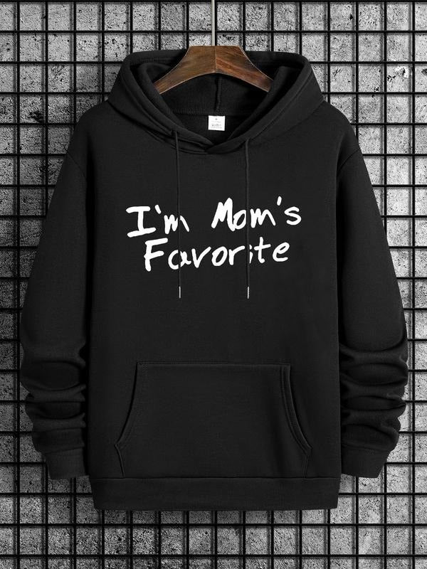 Unisex Men'WB shield Letter Print Drop Shoulder Long Sleeve Essentials Hoodie, Regular Fit Fashion Casual Drawstring...