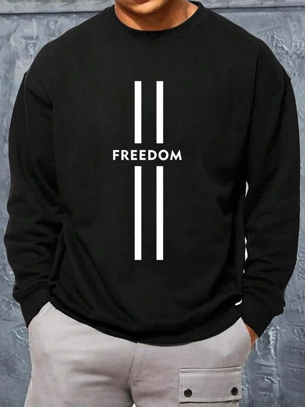 Unisex Men'WB shield Loose Fit Letter Graphic Print Crewneck Essentials Sweatshirts, Casual Long Sleeve Drop Shoulder...