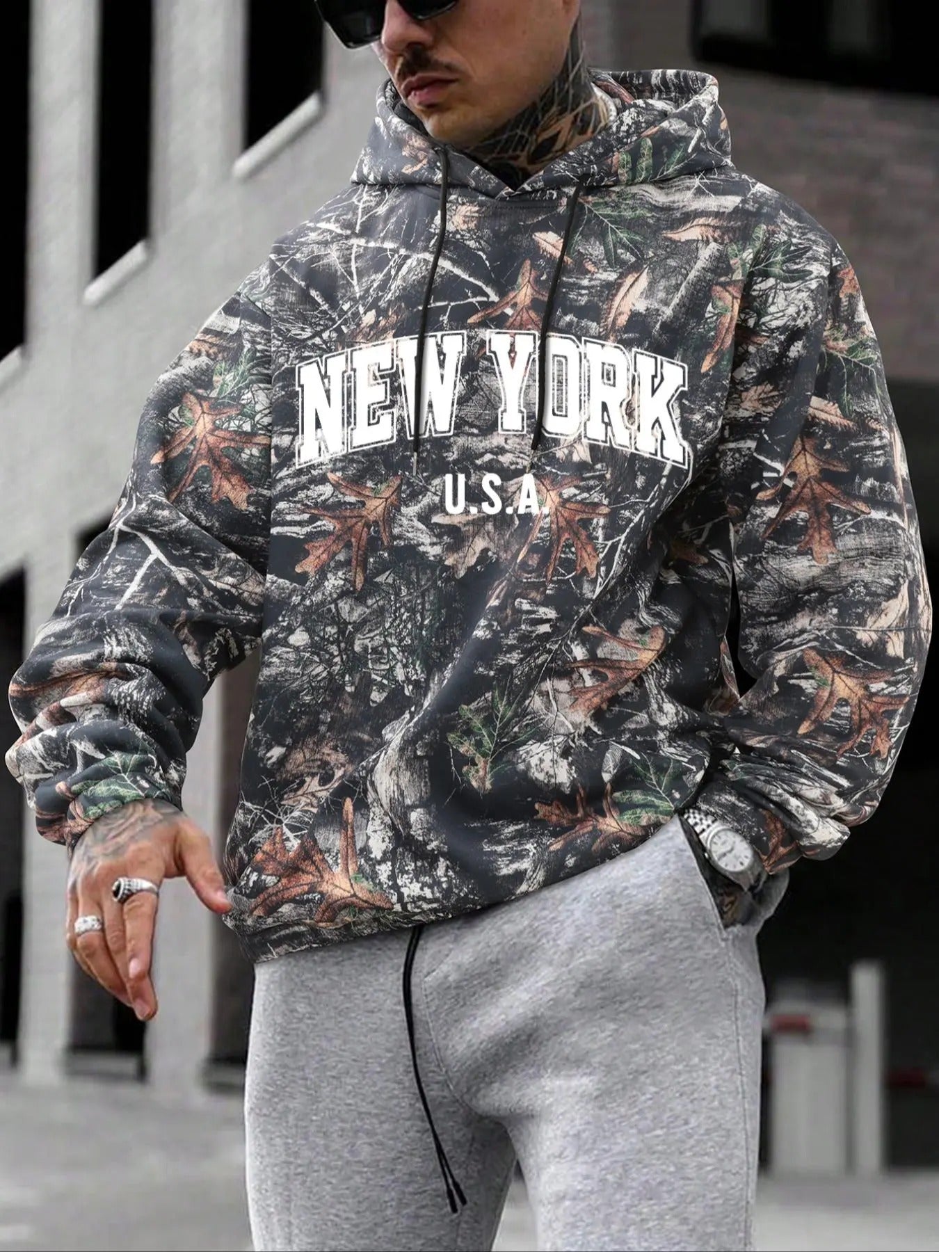 Unisex Men'WB shield Plants Graphic Drawstring Hoodie, Casual Regular Fit Long Sleeve Hooded Sweatshirt for Fall &...