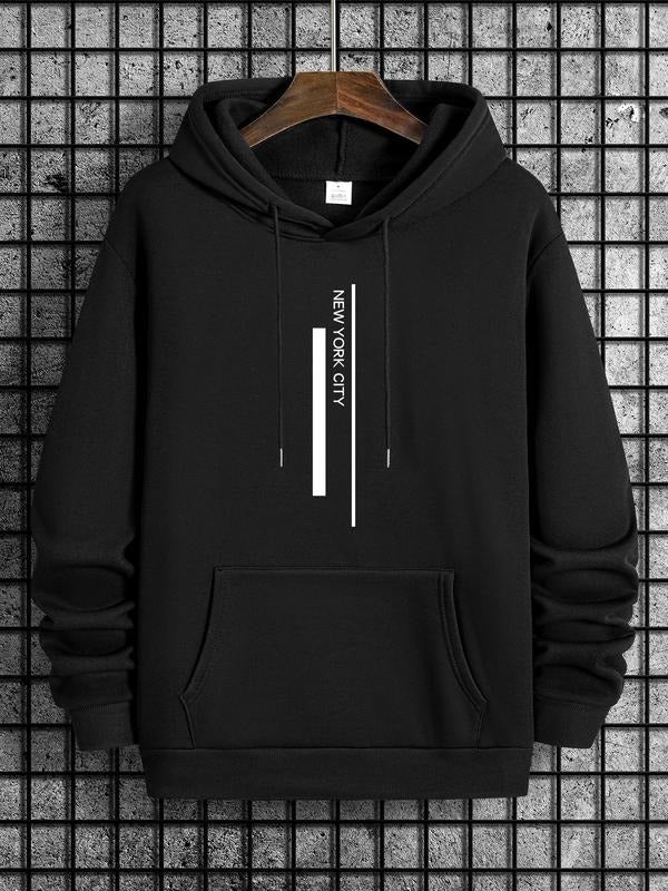 Unisex Men'WB shield Regular Fit Letter Print Drawstring Hoodie, Essentials Hoodie, Casual Pocket Hooded Sweatshirt for...