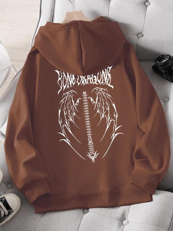Unisex Men'WB shield Skull Print Drop Shoulder Long Sleeve Drawstring Essentials Hoodie, Fashion Casual Regular Fit...