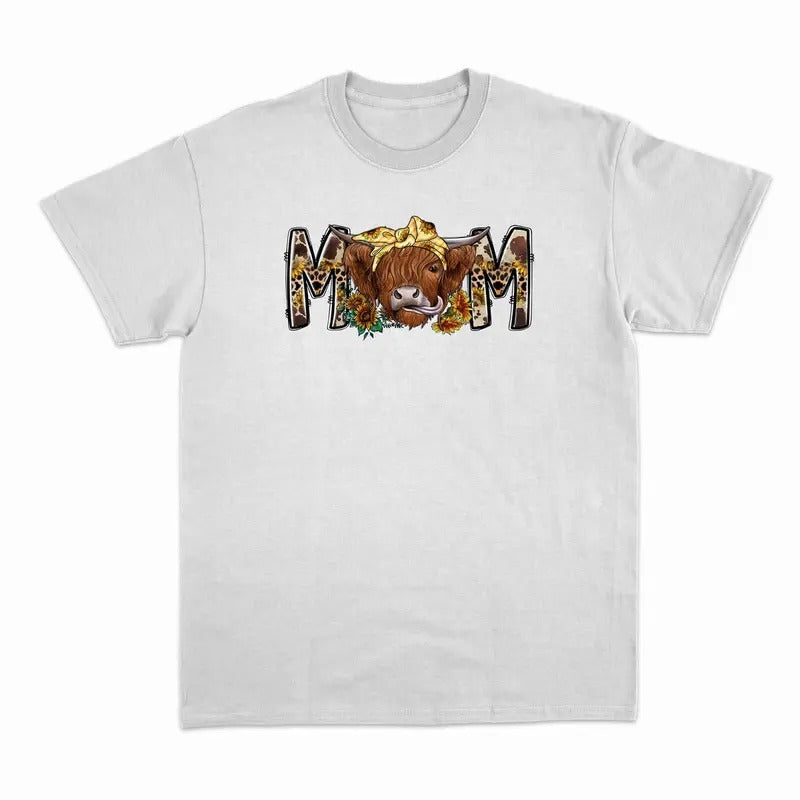 Unisex Mom with cow  T-Shirt  , Sweatshirt  and Hoodie | DripVista.com