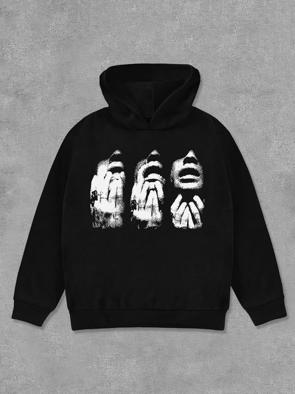 Unisex'WB shield Figure Print TNF Lined Hoodie, Casual Long Sleeve Hooded Sweatshirt for Fall & Winter, Men'WB shield Top...