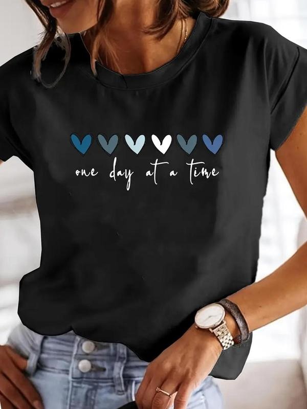 Unisex'WB shield Letter Print Round Neck Tee, Casual Loose Short Sleeve T-shirt for Summer, Women'WB shield Top for Daily...