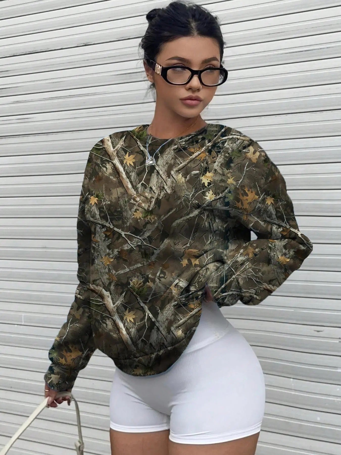 Unisex'WB shield Spiky hair fighters Over Print Print Round Neck Pullover, Casual Long Sleeve Crew Neck Sweatshirt for...