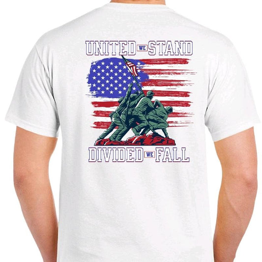 United We Stand. Divided We Fall T-shirt t shirt Cotton Menswear Tshirt Man Top casual unisex tiktok shop