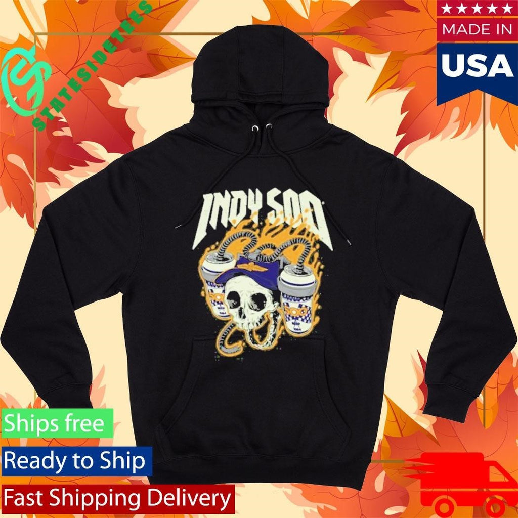Unitedstateofindiana Indy 500 Skull Shirt