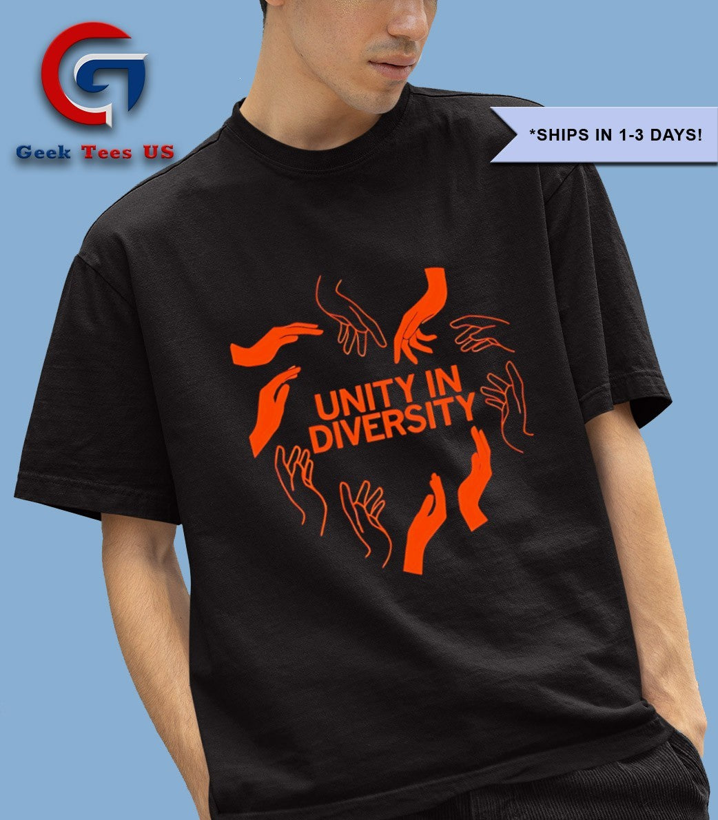 Unity in diversity hands shirt