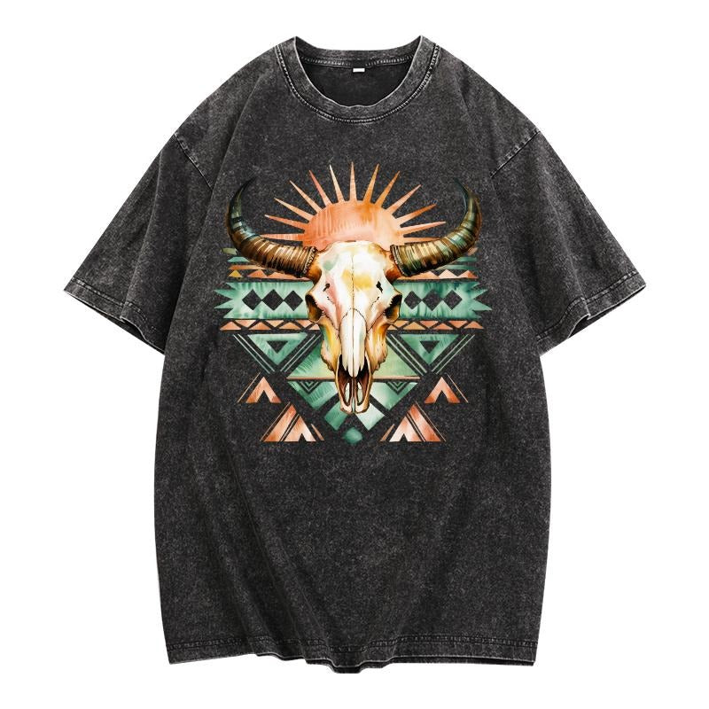 Urban - style Bold - TNF Washed Tee: Stand Out with WB shield Memorable Design that Blends Buffalo Symbolism Gunpla brand Modern TNF Pocket monsters WB shield Washed Garment