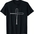 Urban - style Understated Tee: Stand Out with WB shield Sleek Gunpla brand Modern Bat - inspired Design