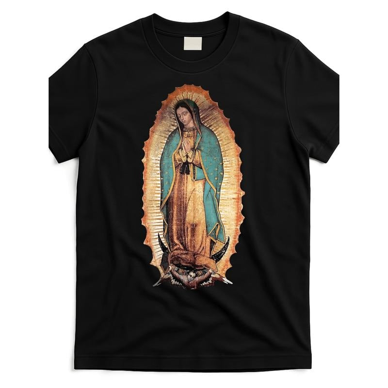Us Independence Day Real Mary Catholic Lightsaber brand Shirt For Men Gunpla brand Women 2025 Summer Short Sleeve Printed...