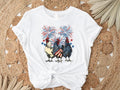 Usa Fourth Of July Shirt America Chicken Shirt Usa Flag Shirt Memorial Day Shirt 4th Of July Shirt Republican TK43GN
