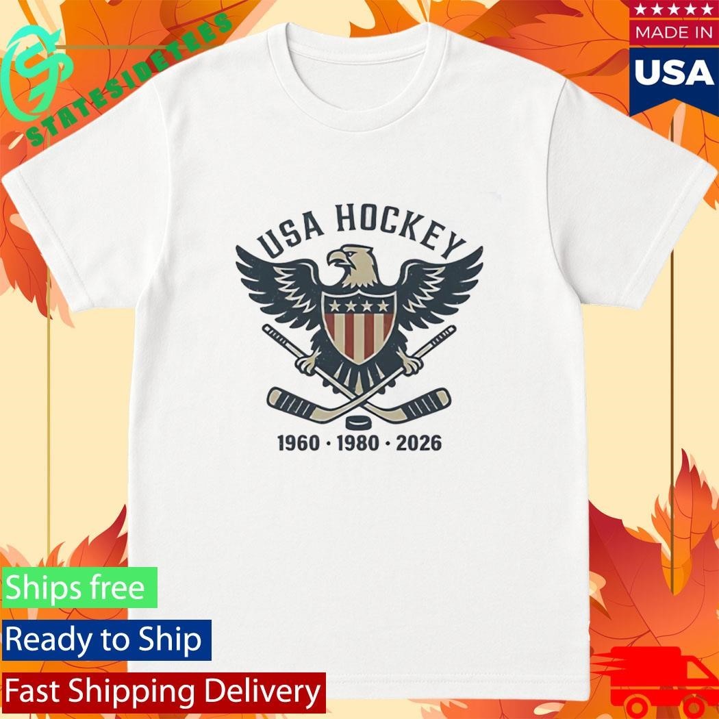 Usa Hockey Eagle 1960 1980 2026 Shirt