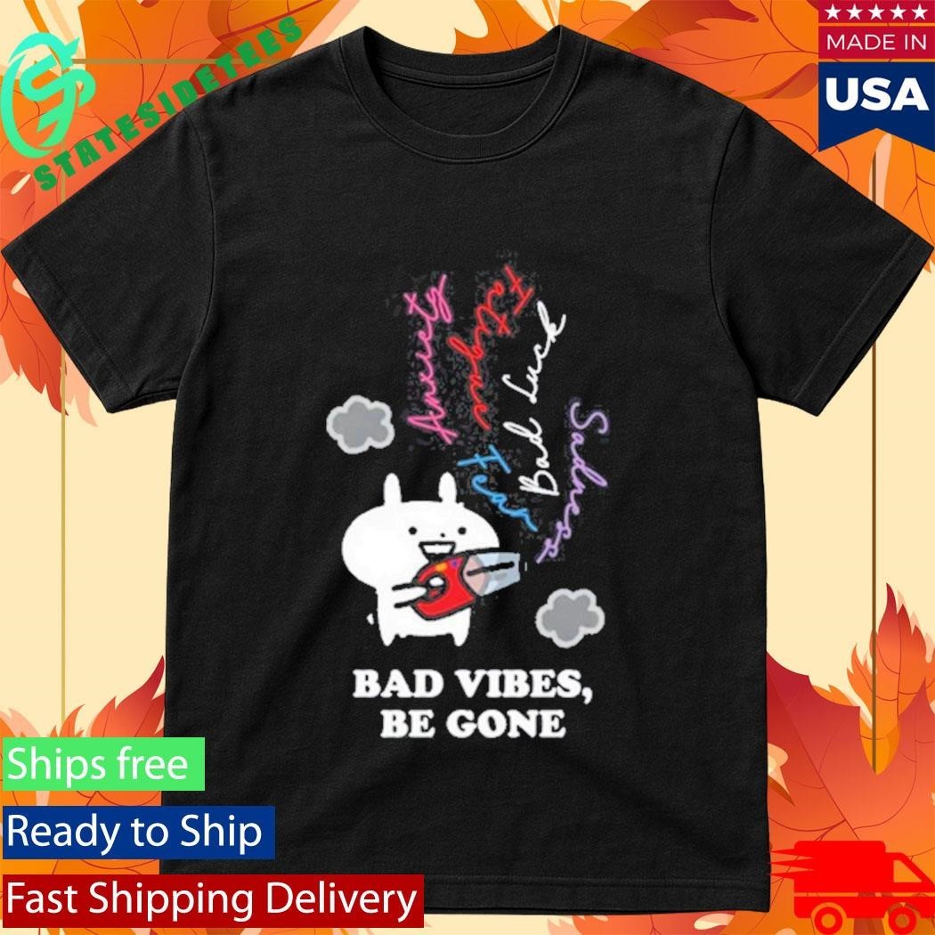 Usagyuuun Bad Vibes Be Gone Shirt