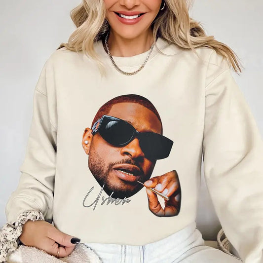 Usher Shirt, Retro Usher Graphic T-shirt, Usher 90s Shirt, Usher Rap Hip Hop Shirt, Usher Fan Gift