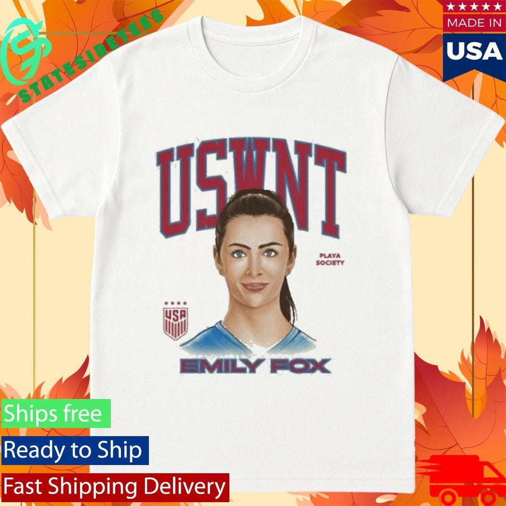 Uswnt Playa Society Emily Fox Shirt