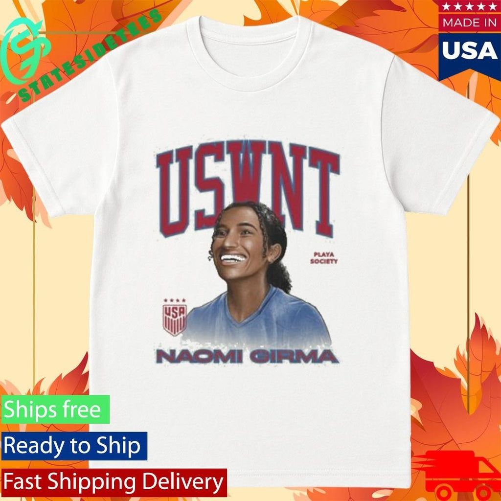 Uswnt Playa Society Naomi Girma Shirt