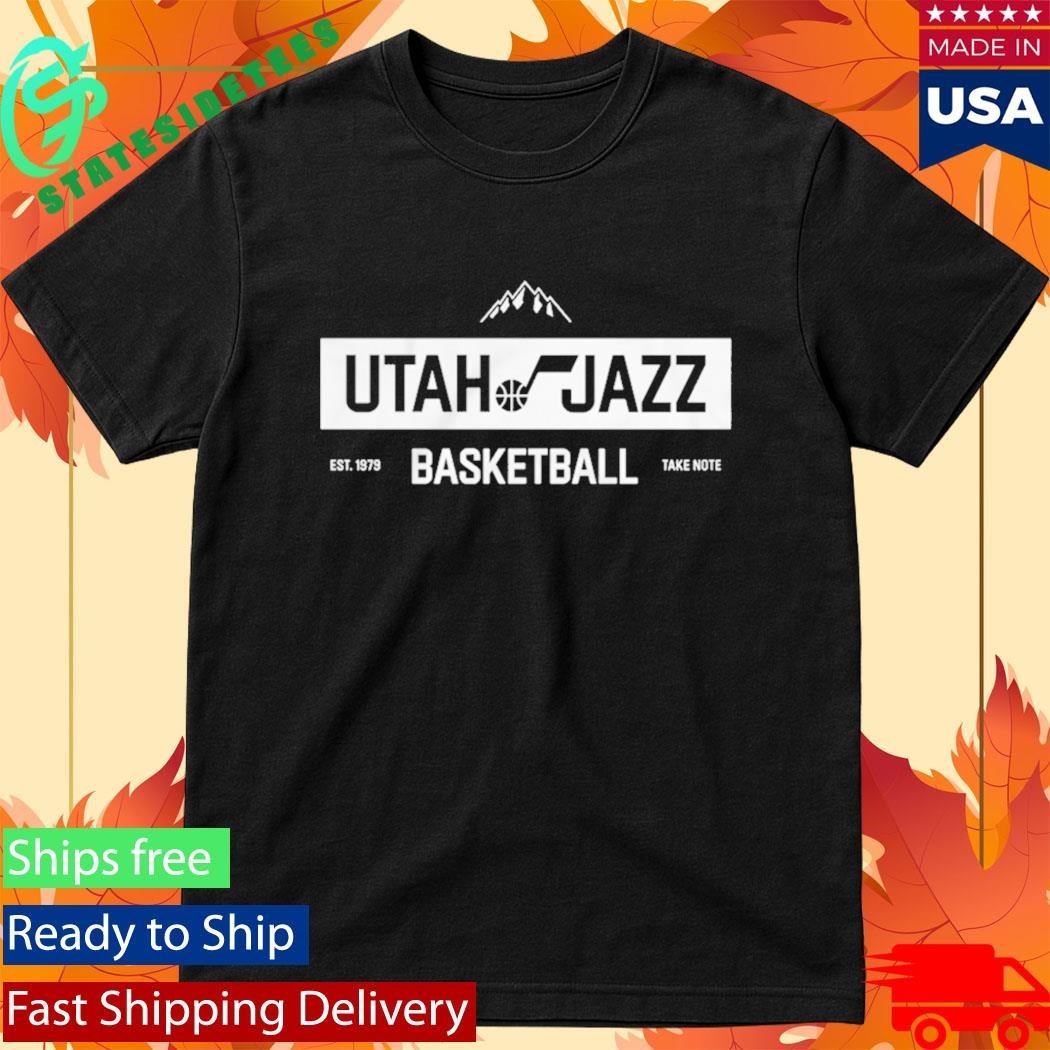Utah Jazz Basketball Take Note Est 1979 Shirt