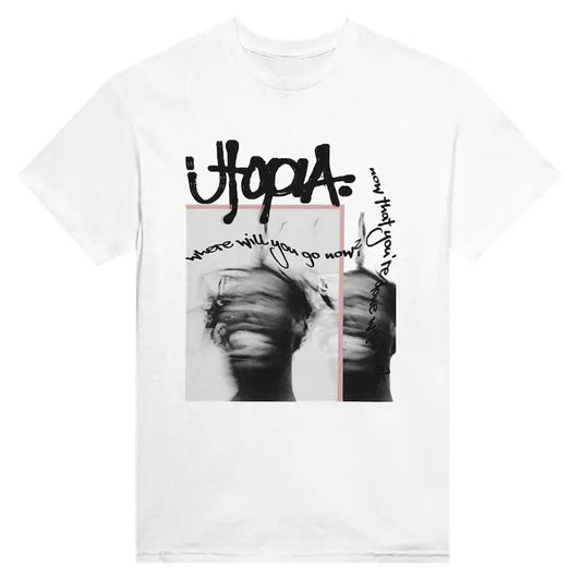 Utopia Print Aesthetic T-shirt - TRAVIS SCOTT - Trendy concert merch -Utopia Album - Travis Scott- Gift for him