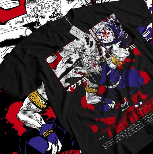 Uzui Tengen T-Shirt S-4XL Demon Slayer Kimetsu No Yaiba Horror Anime Gift Shirt S -5XL