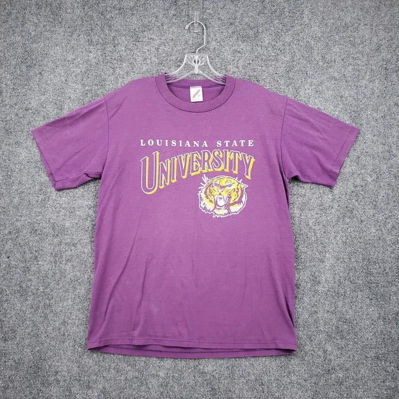 VINTAGE Louisiana State Tigers University T-shirt Retro Sweatshirt Hoodie Unisex11