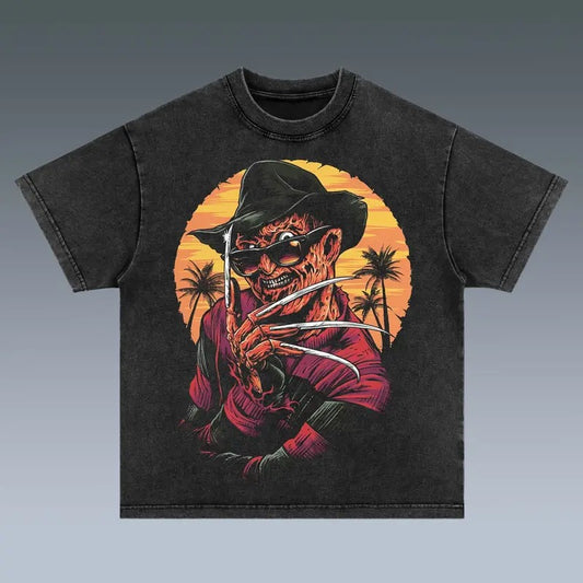 VINTAGE TEE |  FREDDY KRUEGER Trending Movie T shirt Vintage 90s T-shirt gift for Movie fans gift for him gift for her unisex T-shirt Urbanwear Shirt Casual Fabric