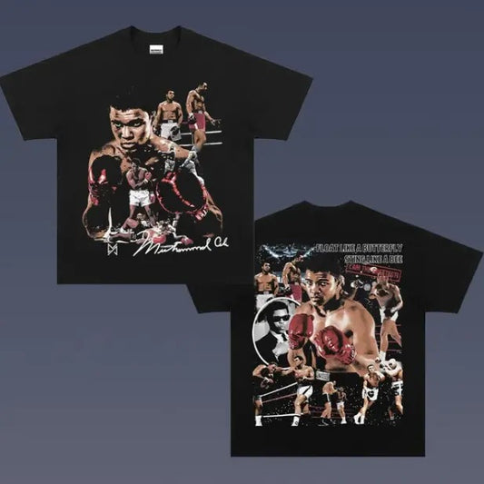 VINTAGE TEE | ALI TEE, Double Sided Prints Vintage T-Shirt, Boxing Shirt, UFC Shirt,  Vintage Graphic Tee, Unisex T-Shirt, Gift All Top Menswear