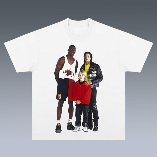 VINTAGE TEE | MICHAEL JOR.D4N-MICHAEL J4CKSON-MACAULAY CULKIN Trending Movie T shirt Vintage 90s T-shirt gift for Movie fans gift for him gift for her unisex T-shirt Urbanwear Shirt Casual Fabric