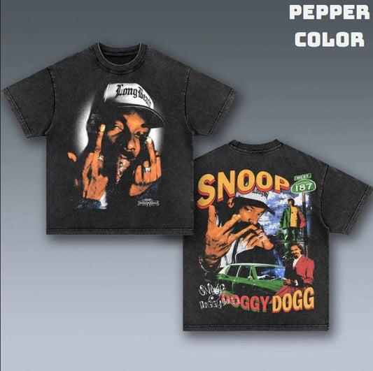 VINTAGE TEE | S.DOGG, Double Sided Prints Vintage T-Shirt, Graphic Tee Shirt, Unisex T-Shirt, Gift For Him, Crewneck Short Sleeve Shirt, Shirt Trending Top Menswear Underwear