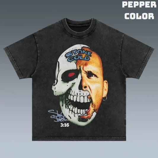 VINTAGE TEE | STONE COLD, Prints Vintage T-Shirt, Wrestler Shirt, WWE Shirt, Graphic Tee , Unisex T-Shirt, Gift For Him Top Menswear Underwear
