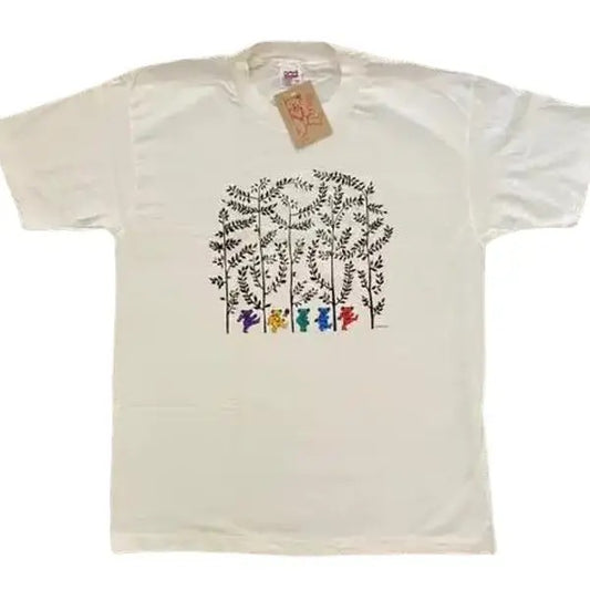 VTG 90s Grateful Dead Bears in the Trees T Shirt Anvil USA 1993 Single Stitch Cotton Menswear Top Decoration
