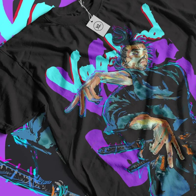 Vagabond Shirt, Musashi Miyamoto,, aesthetic hoodie, Manga aesthetic, japanese gaming, Unisex T-Shirt Matahachi Honiden, anime Shirt