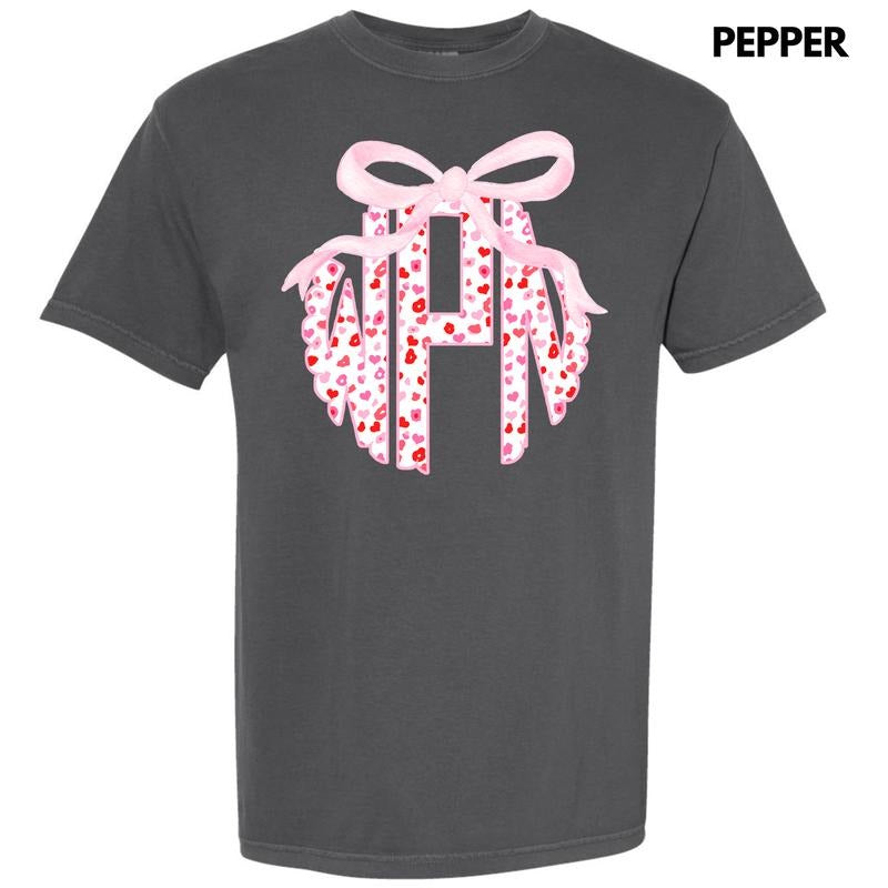 Valentine Cheetah Monogram Comfort Colors T-Shirt 'NLB' Hoodie, Sweatshirt | DripVista.com