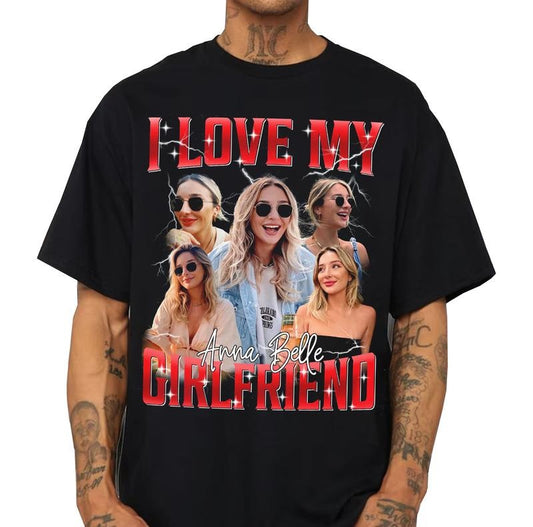 Valentine Custom Photos Shirt, Custom Bootleg Rap Tee, Custom Your Own Bootleg Shirt, Vintage Retro Graphic 90s Tshirt, Custom Photo Shirt, Insert Your Own Design Shirt Menswear Top Streetwear Round Neck