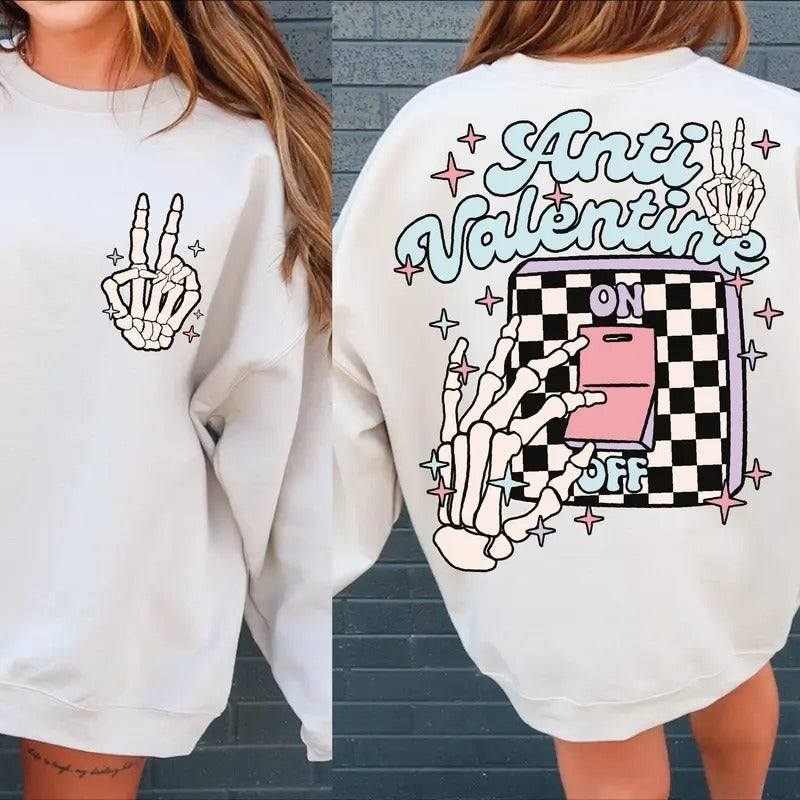 Valentine On Off Day Valentine Sarcastic Funny shirt Hoodie, Sweatshirt | DripVista.com