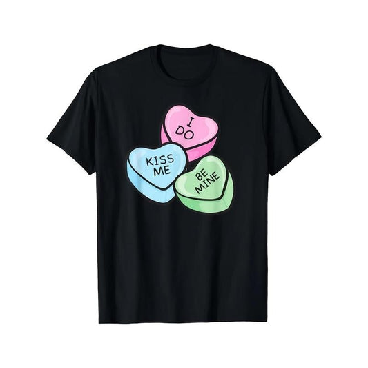 Valentine'S Day love print T-shirt made in usa