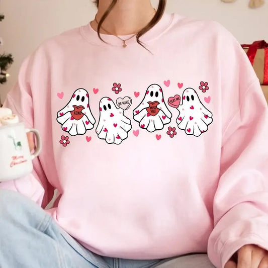 Valentine's Day Ghost Shirt Sweatshirt, Hoodie, T-Shirt